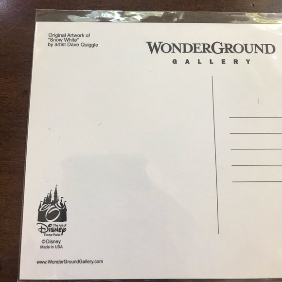 Snow White by artist Dave Quiggle Postcard - Picture 3 of 4